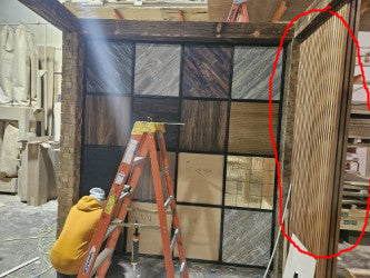 10′ Acoustic Okoume 3D Slat ($42.50/sq ft)