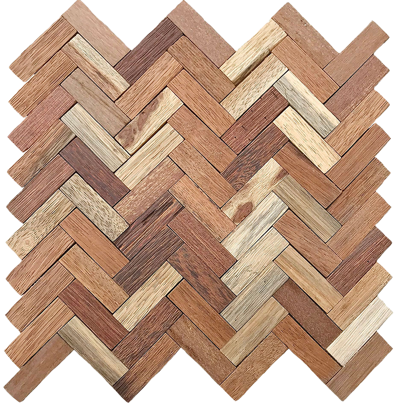 River Wave Small Merbau Wood Panel – Woodstock Walls