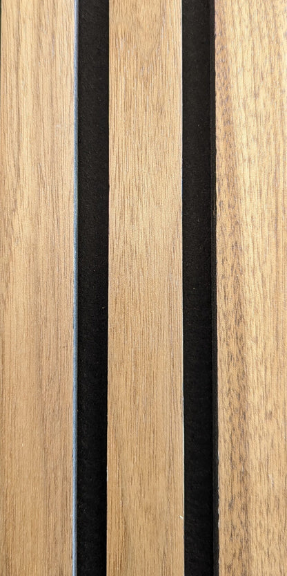 10′ Acoustic Walnut 3D Slat ($37.50/sq ft)